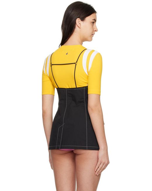 Camisole Noire À Boutons Pushbutton en coloris Black