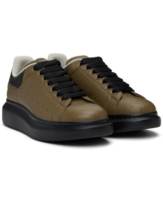 Alexander McQueen Black Khaki & Oversized Sneakers for men