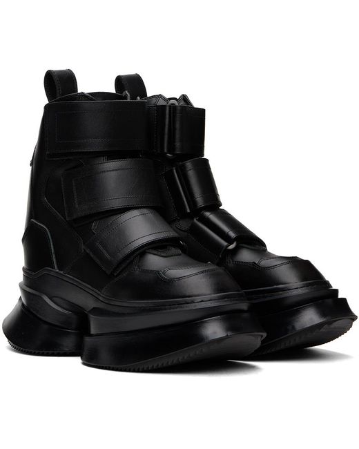 Julius Black Fastened Shell Boots for men