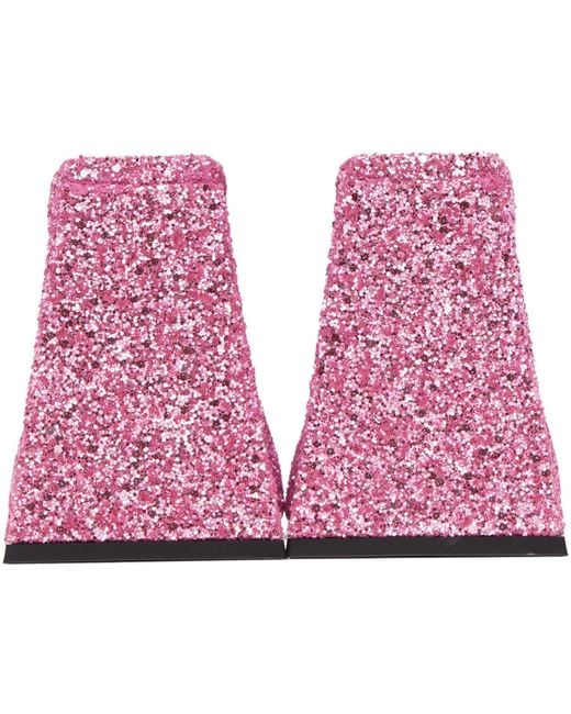 The Attico Multicolor Pink Devon Mules