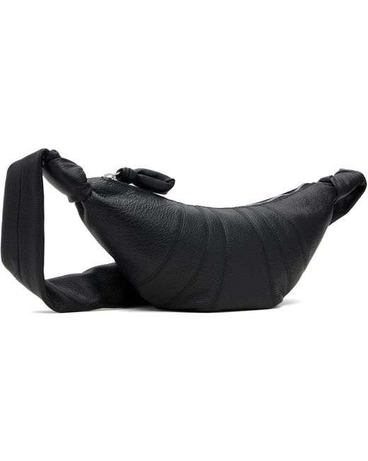 Lemaire Black Small Croissant Bag for men
