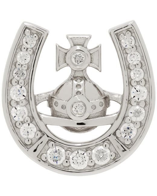 Vivienne Westwood Metallic Horace Single Earring for men