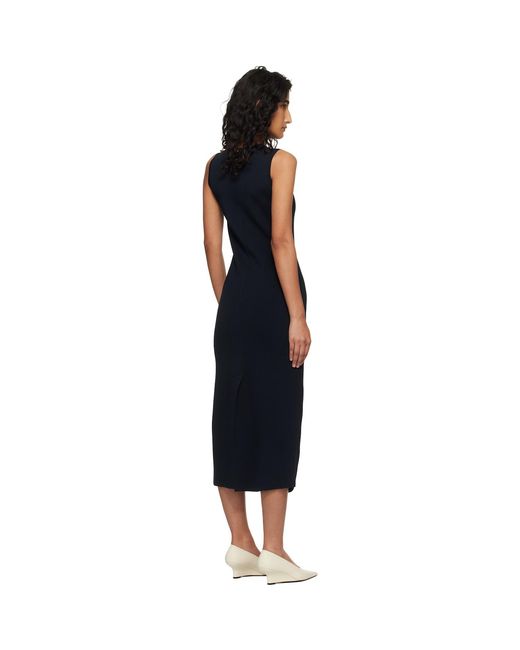 Max Mara Black Mxpangus Knitted Maxi Dress