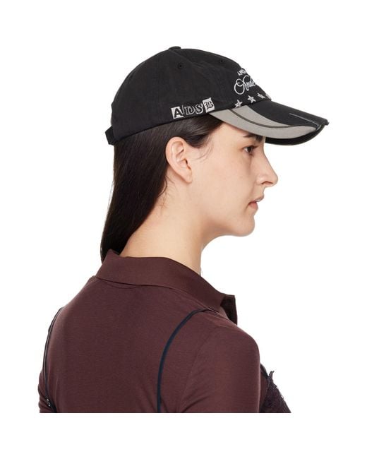 ANDERSSON BELL Purple Khaki Camouflage Split Paneled Cap