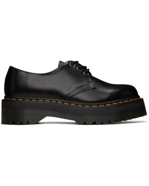 Dr. Martens Black 8053 Platform Shoes Uk 3 (Us 4