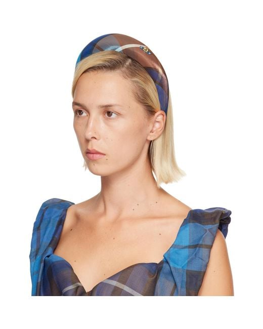 Vivienne Westwood Blue Wide Headband