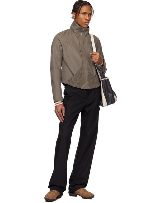 【関税込み】Kiko Kostadinov ブラック Zafar カーゴパンツ Kiko Kostadinov: Black Zafar Cargo Pants | SSENSE