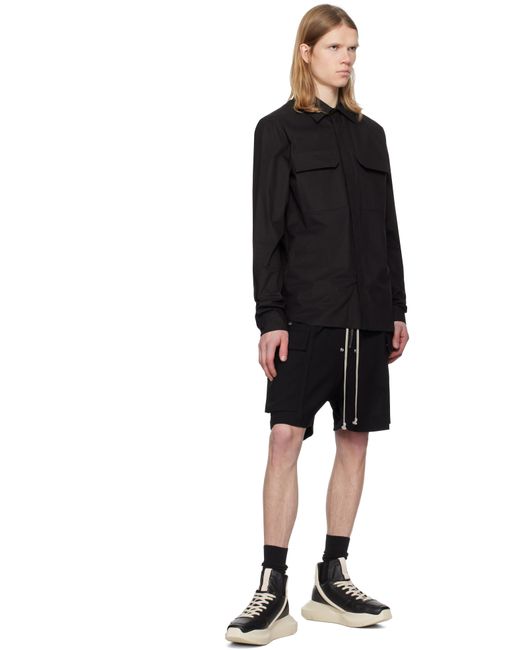 Rick Owens ブラック Hollywood Geth Runner スニーカー メンズ rick-owens-BLACKBLACKBL-Geth-