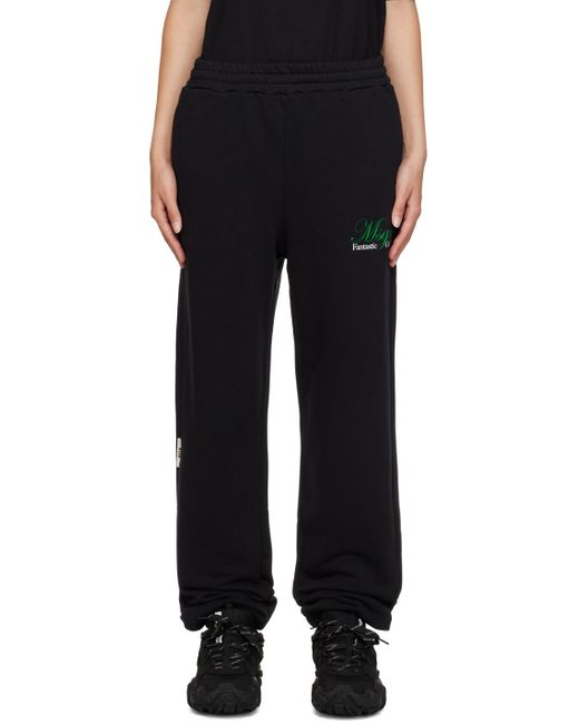 MSGM Black Three-pocket Lounge Pants