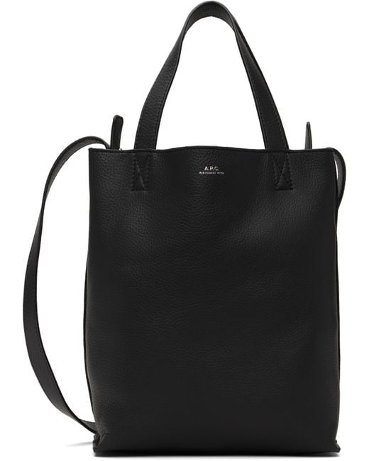 メンズ A.P.C. ブラック スモール Maiko Shopping トートバッグ Black