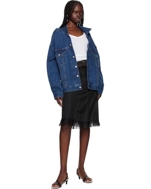 Bless Blue The Cristaseya Edition Paneled Denim Jacket
