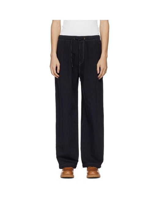 Studio Nicholson Black Sonny Trousers for men