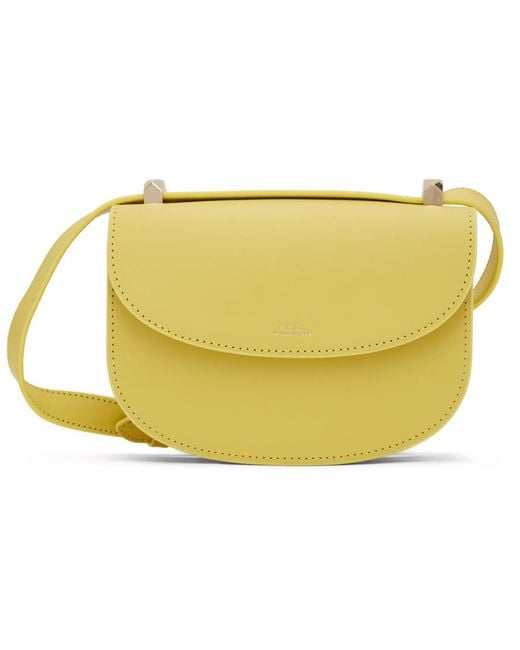 A.P.C. . Yellow Genève Mini Bag