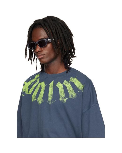 Palm Angels Gray Palm Sunglasses for men