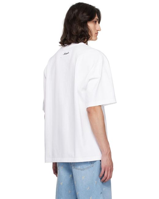 メンズ Axel Arigato ホワイト Series Tシャツ White
