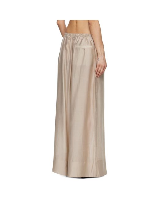 Entire studios Natural Vento Wide Leg Trousers