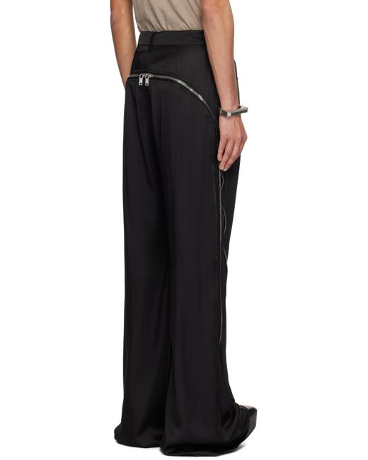 Rick Owens Black Hollywood Bolan Banana Trousers for men