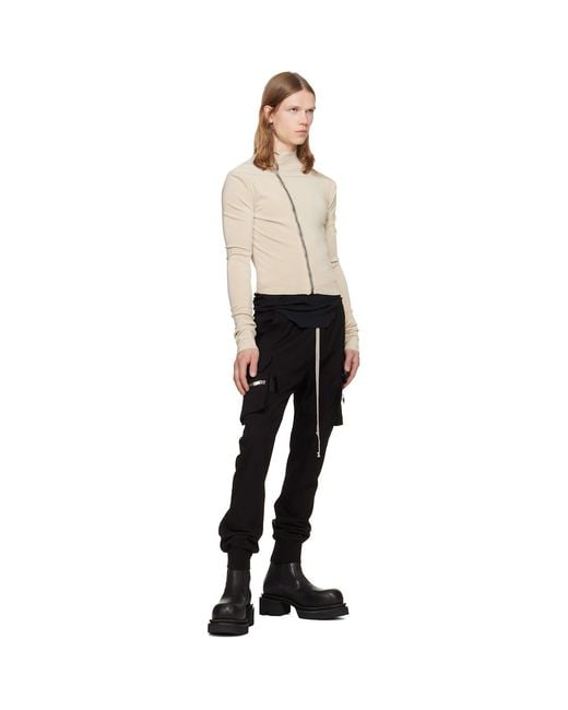 Rick Owens Black Tower Mastodon Cargo Pants for men