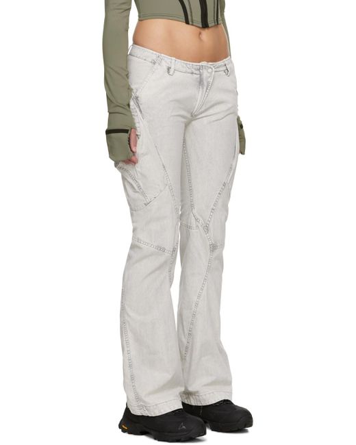 Hyein Seo White Pocket Trousers