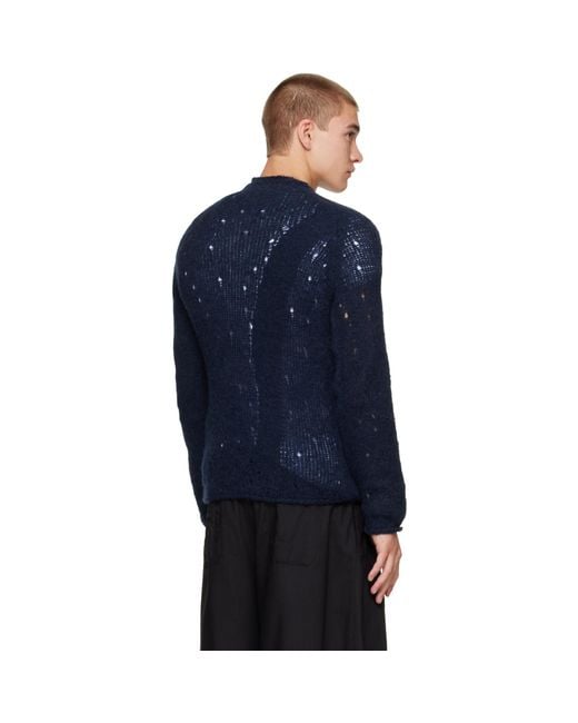 Our Legacy Blue Rider Sweater for men
