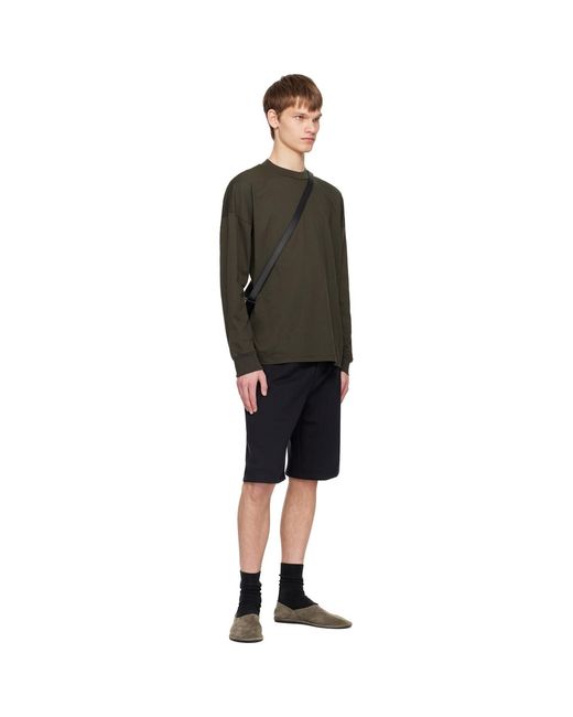 The Row Black Drago Long Sleeve T-Shirt for men