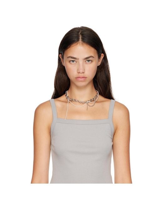 Justine Clenquet Metallic Salem Necklace