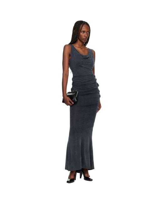Vivienne Westwood Black Liz Jersey Maxi Dress