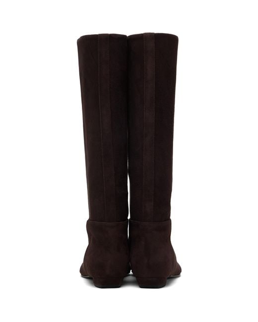 Proenza Schouler Black Trap Flat Boots