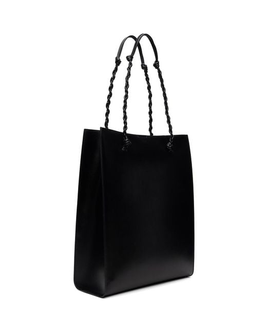 Jil Sander Black Tangle Tote