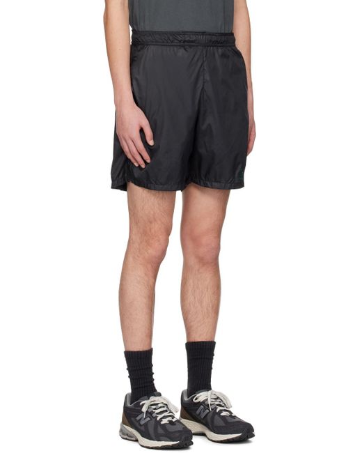 Palmes Black Olde Shorts for men