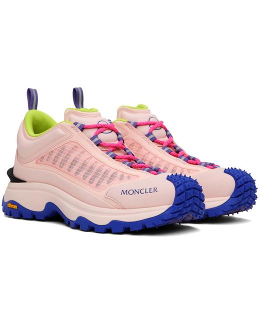 Moncler Black Pink Trailgrip Lite Sneakers