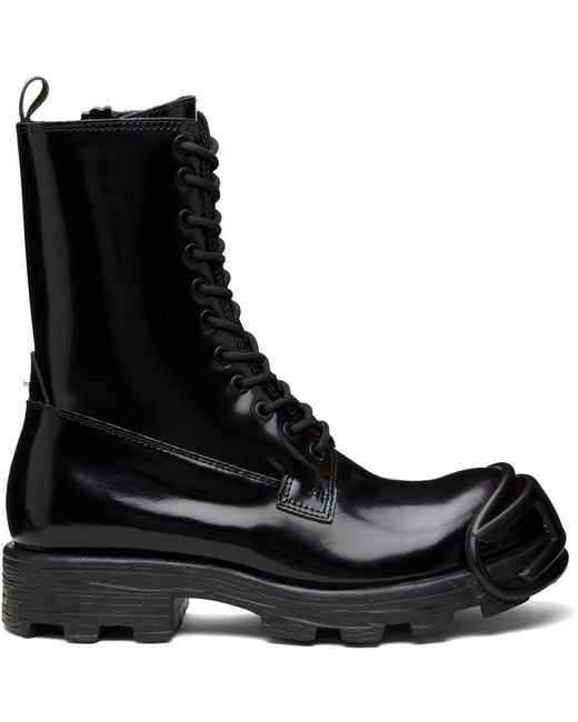DIESEL Black D-Hammer Bt D Boots for men