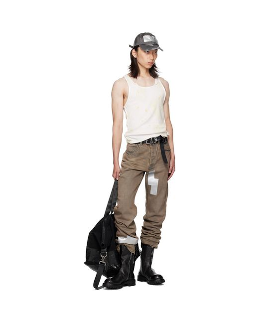 ALEXANDER DIGENOVA Black Layered Tank Top for men