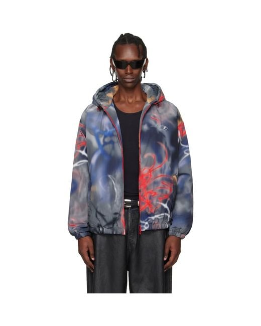 DIESEL Blue J-Mirr Jacket for men