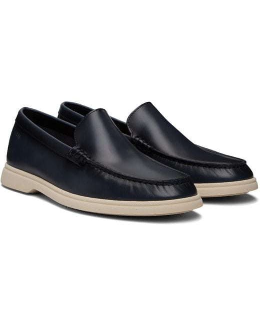 Boss Black Emed-Logo Leather Loafers for men