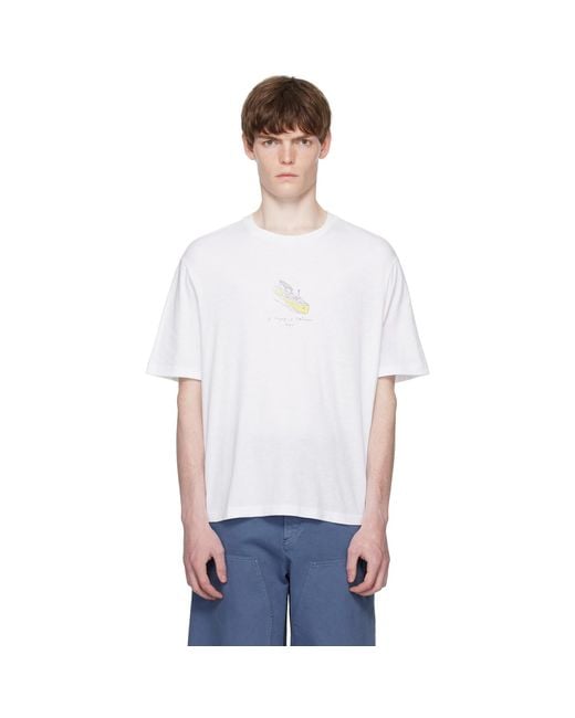 A.P.C. White Jack T-Shirt for men