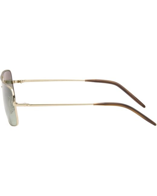 Oliver Peoples Gray Victory Ii Sunglasses for men