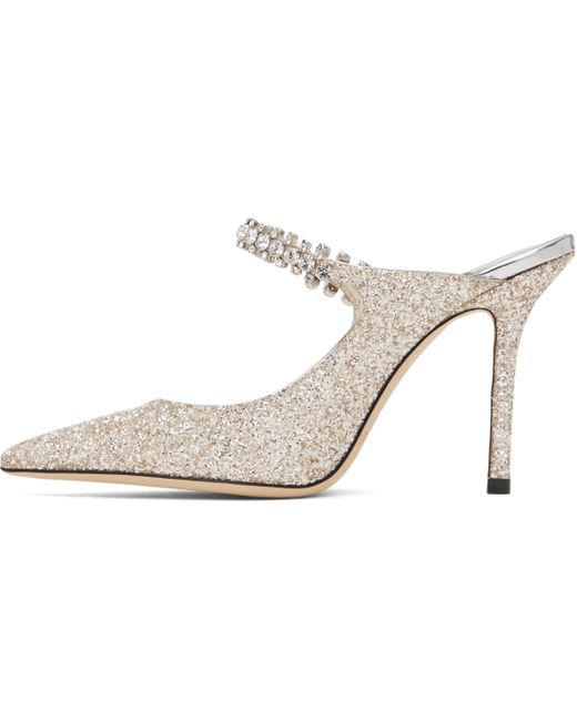 Jimmy Choo ゴールド Bing 100 ヒール Black
