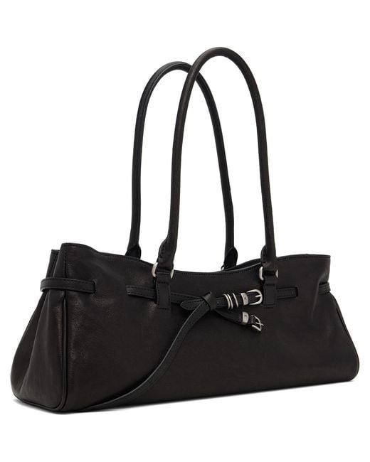 MARGE SHERWOOD Black Soft Grandma Shoulder Bag