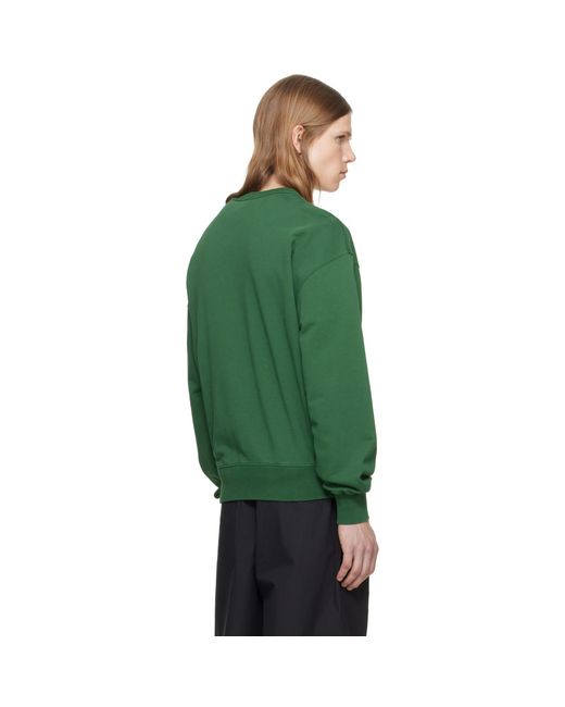 Pull Molletonné Rétro Vert À Logo A.P.C. pour homme en coloris Green