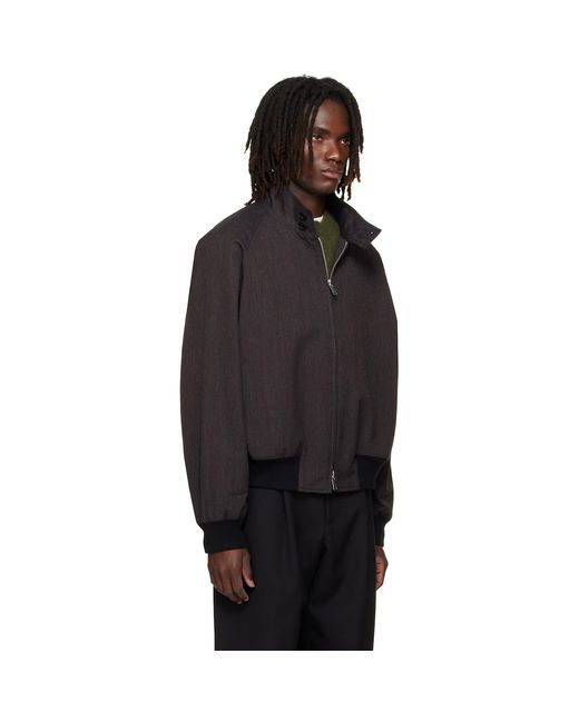 Blouson Brun Studio Nicholson pour homme en coloris Black