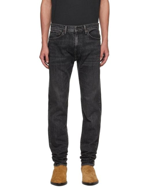 Re/done Black 60s Slim Jeans for men