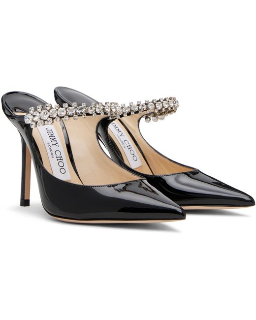 Jimmy Choo Black Bing 100 Mules