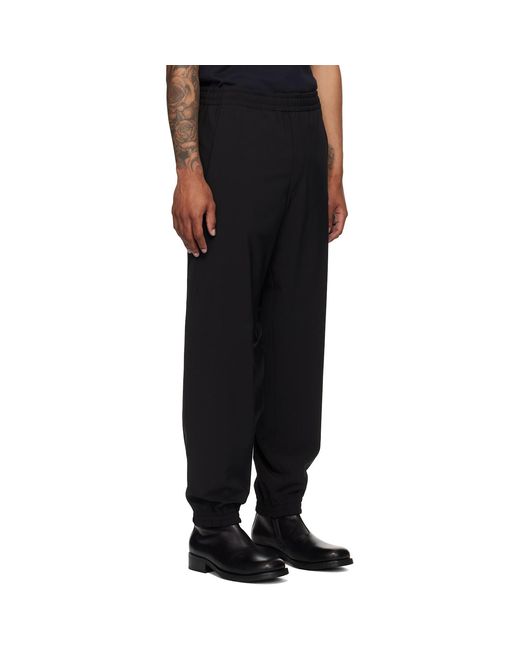 Moncler Black Logo Jogging Sweatpants for men