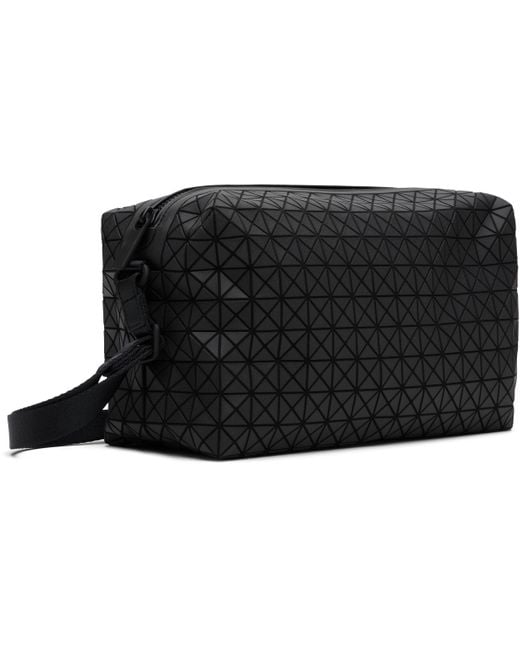 Issey Miyake Black Saddle Shoulder Bag