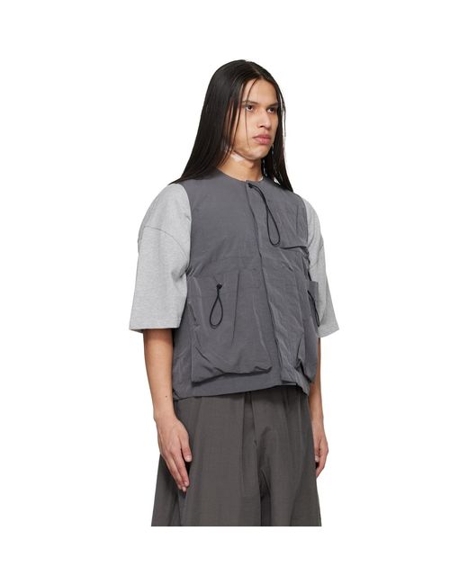 Toogood Gray 'The Roper' Vest for men