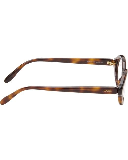 Loewe Brown Slim Glasses for men