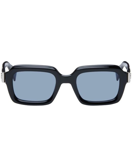 Vivienne Westwood Black Small Square Sunglasses for men