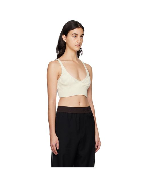 Halfboy Black Off- V-neck Tank Top