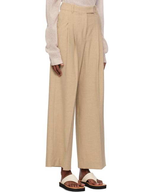 By Malene Birger Natural Cymbaria Trousers